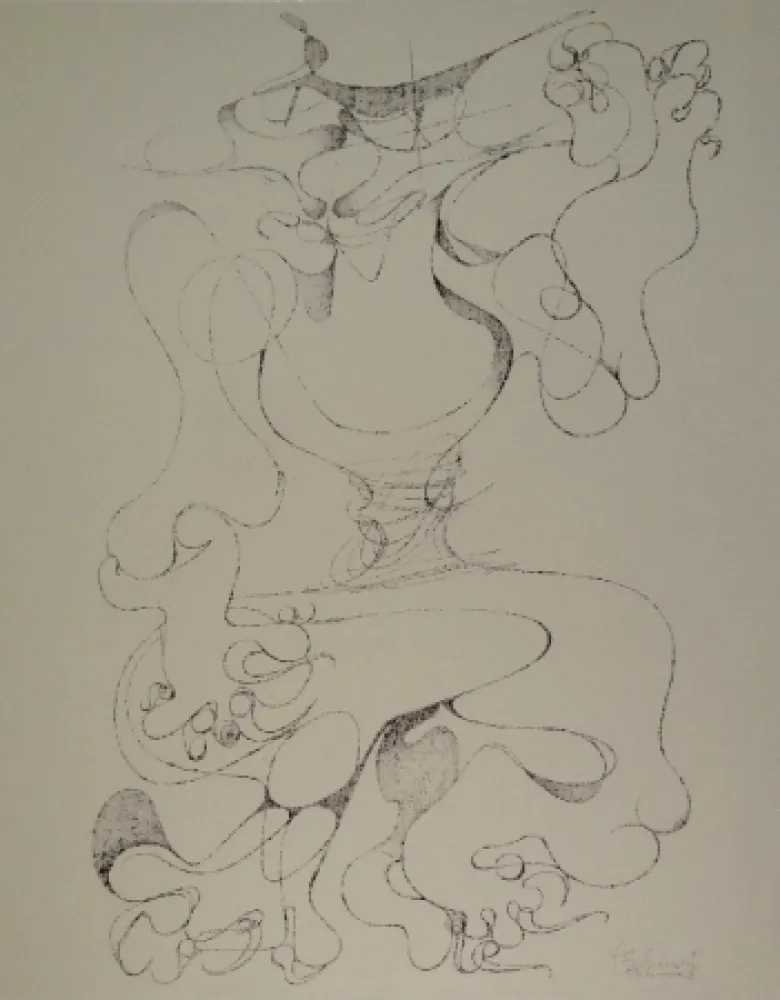 Литография Tschumi - Spielkatze