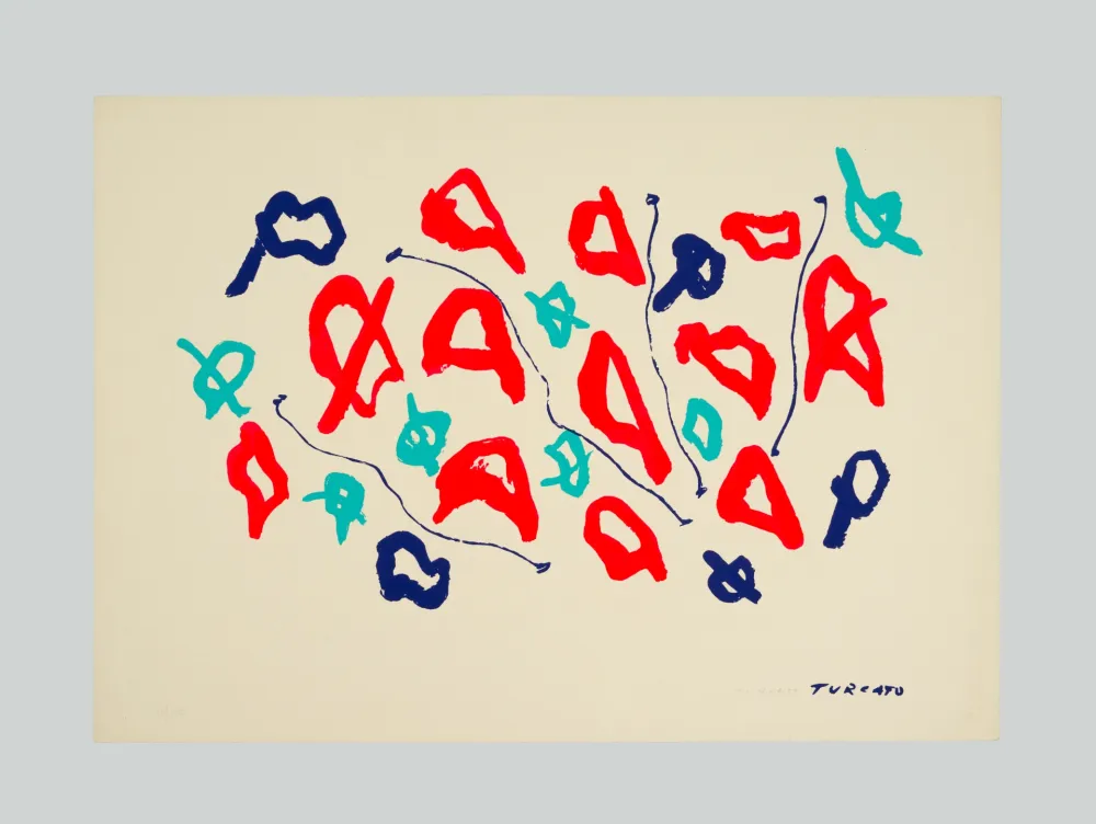 Литография Turcato - Composizione