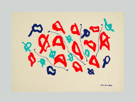 Литография Turcato - Composizione