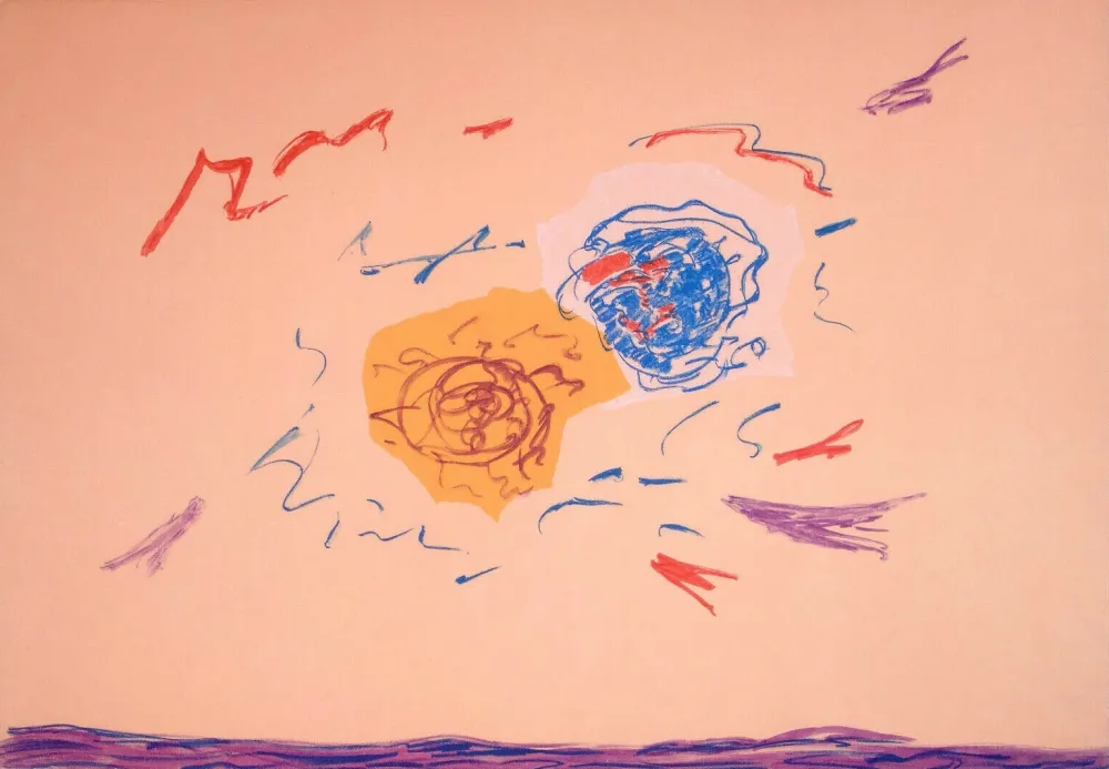 Литография Turcato - Composizione