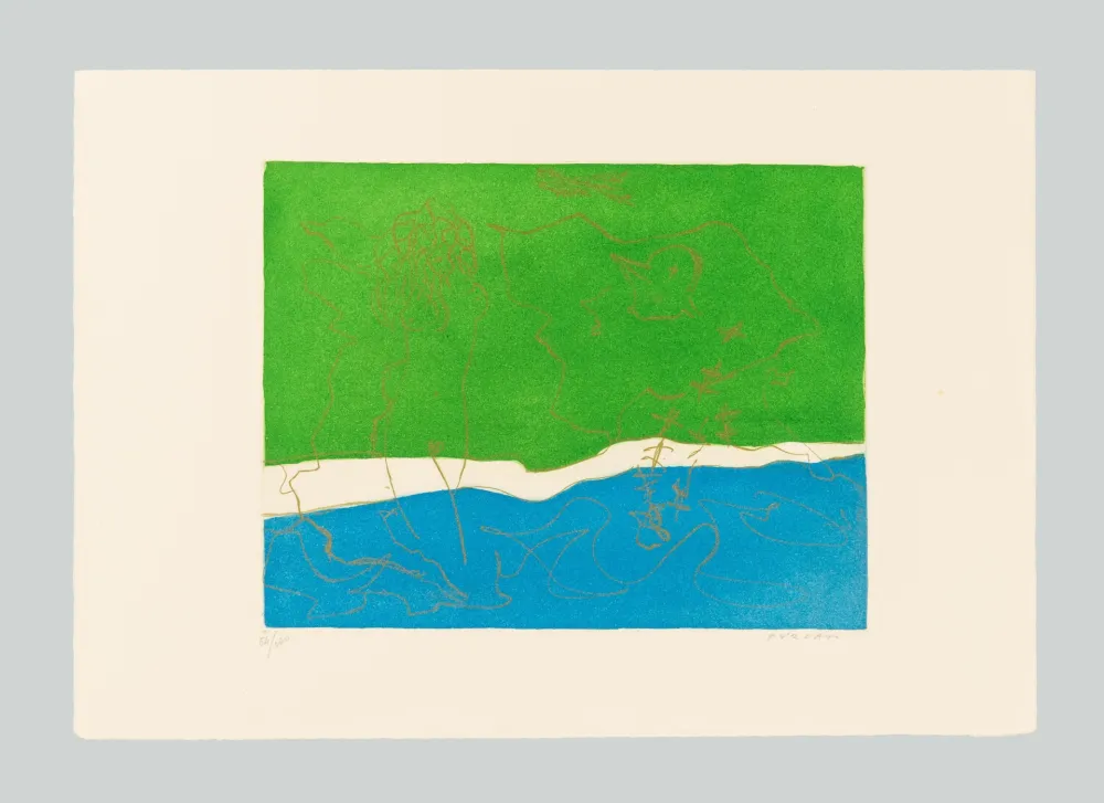 Гравюра Turcato - Omaggio all'Ariosto