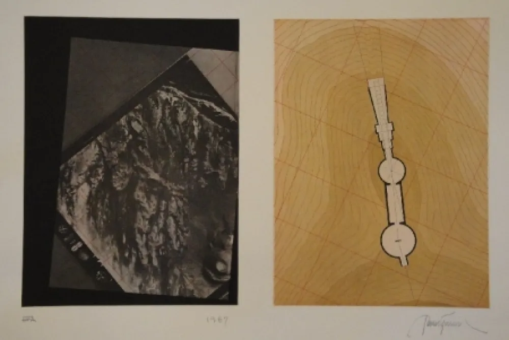 Гравюра Turrell - Mapping Spaces