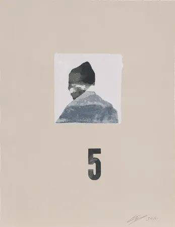 Сериграфия Tuymans - Zelfportret (1982)