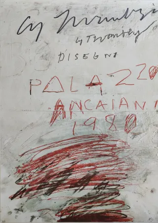 Гашение Twombly - Disegni Palazzo Ancaiani 1980