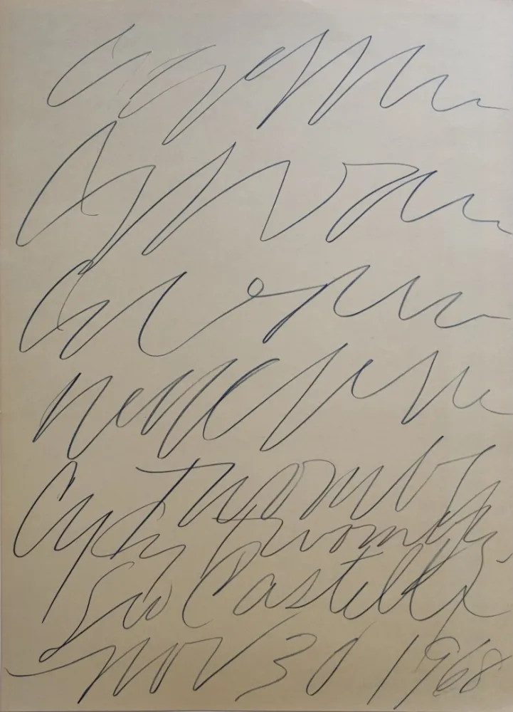 Литография Twombly - 