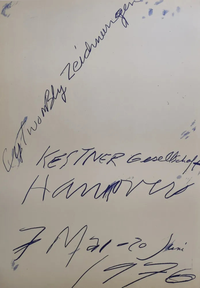 Нет Никаких Технических Twombly - Zeichnungen. Kestner Gesellschaft Hannover 7 Mai – 20 Juni 1976.