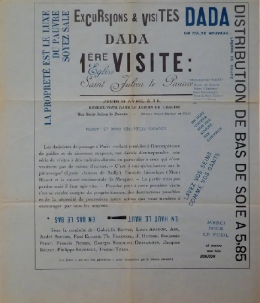 Нет Никаких Технических Tzara - Excursions & visites Dada