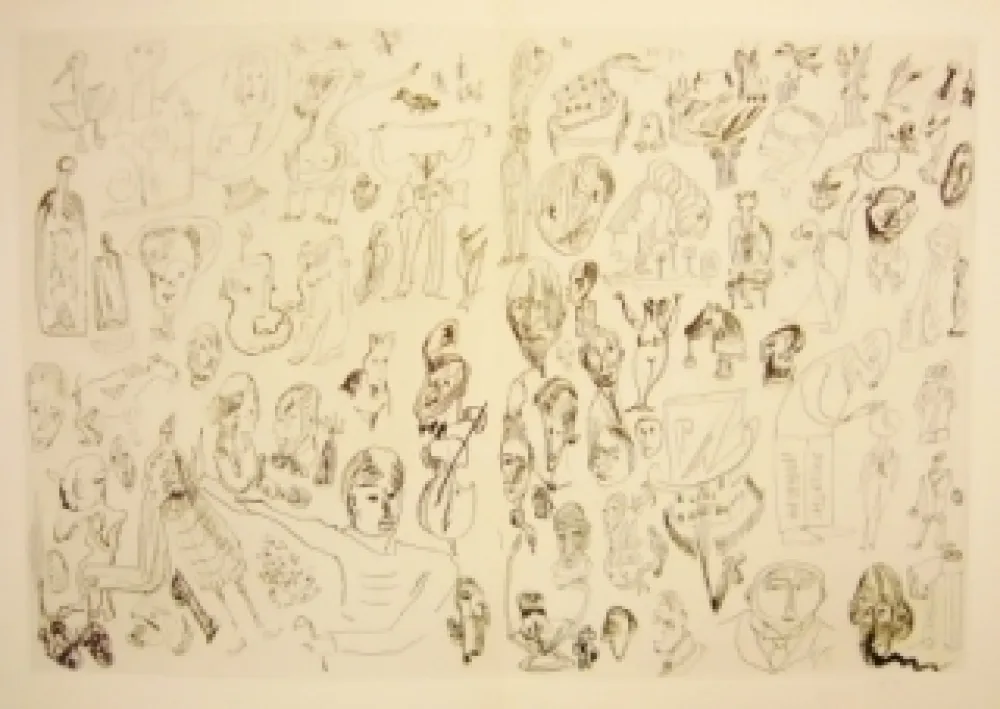 Гравюра Tzara - Sans titre