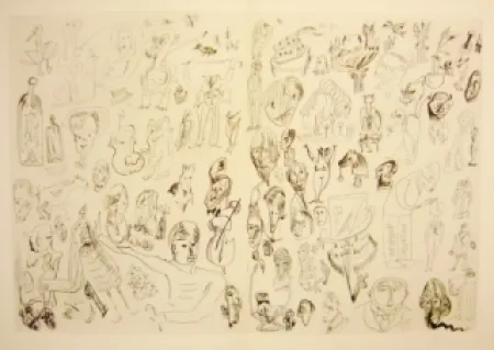 Гравюра Tzara - Sans titre