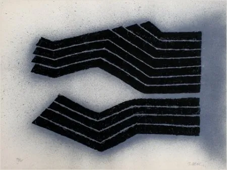 Литография Ubac - Deux labours empreinte ardoise