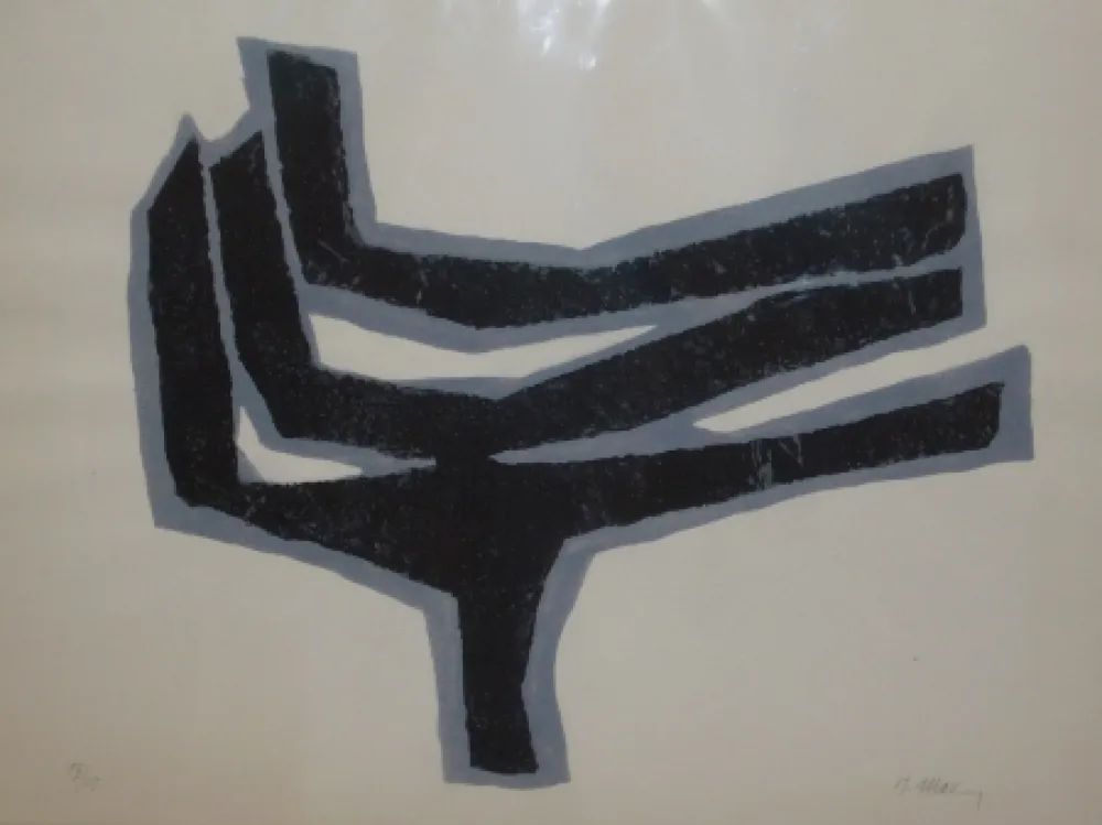 Литография Ubac - Empeinte ardoise