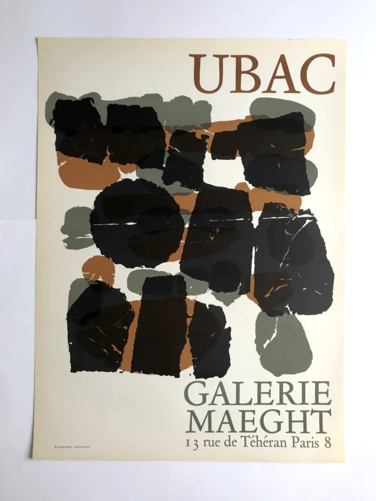 Афиша Ubac - Galerie Maeght