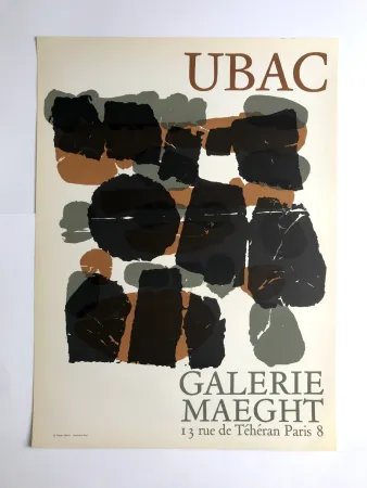Афиша Ubac - Galerie Maeght