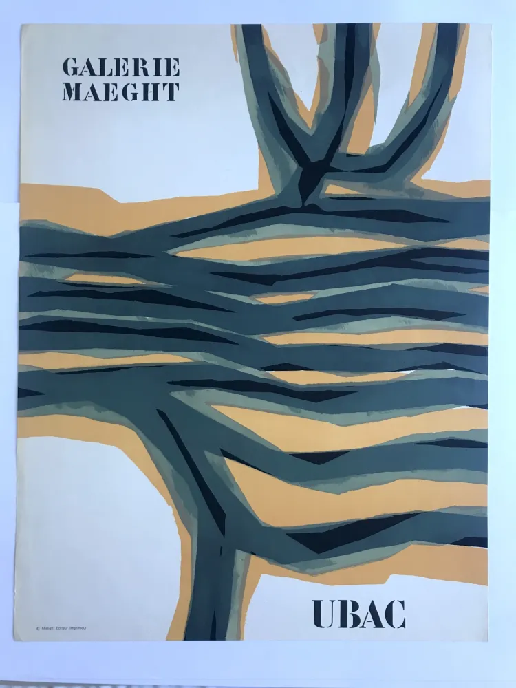 Афиша Ubac - Galerie Maeght