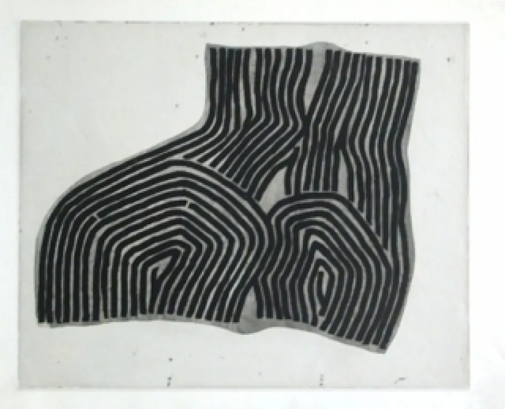 Офорт И Аквитанта Ubac - Le pommier impudique 