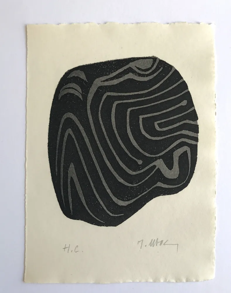 Офорт Ubac - L'herbe déracinée 1