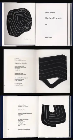 Иллюстрированная Книга Ubac - Montalivet. L'HERBE DÉRACINÉE. Gravures de Raoul Ubac (1975)