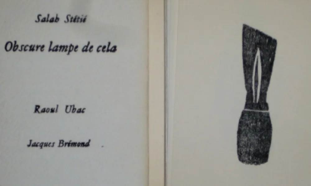 Иллюстрированная Книга Ubac - Obscure lampe de cela