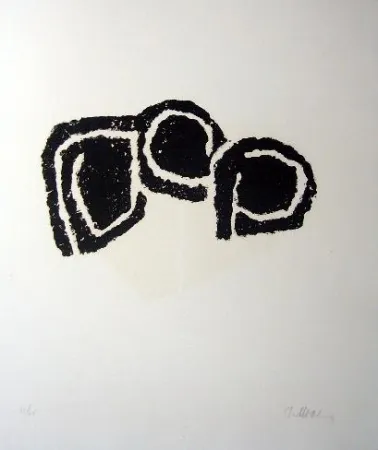 Офорт Ubac - Pierres réflechies 2