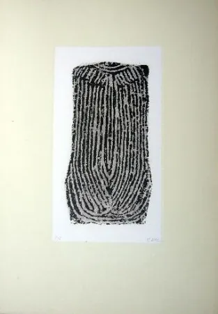 Офорт Ubac - Planche de la suite proximité du murmure