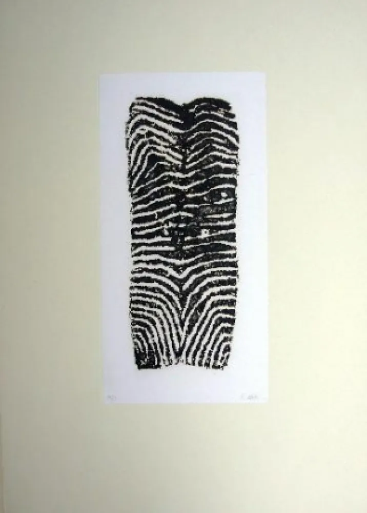 Офорт И Аквитанта Ubac - Planche de la suite proximité du murmure 