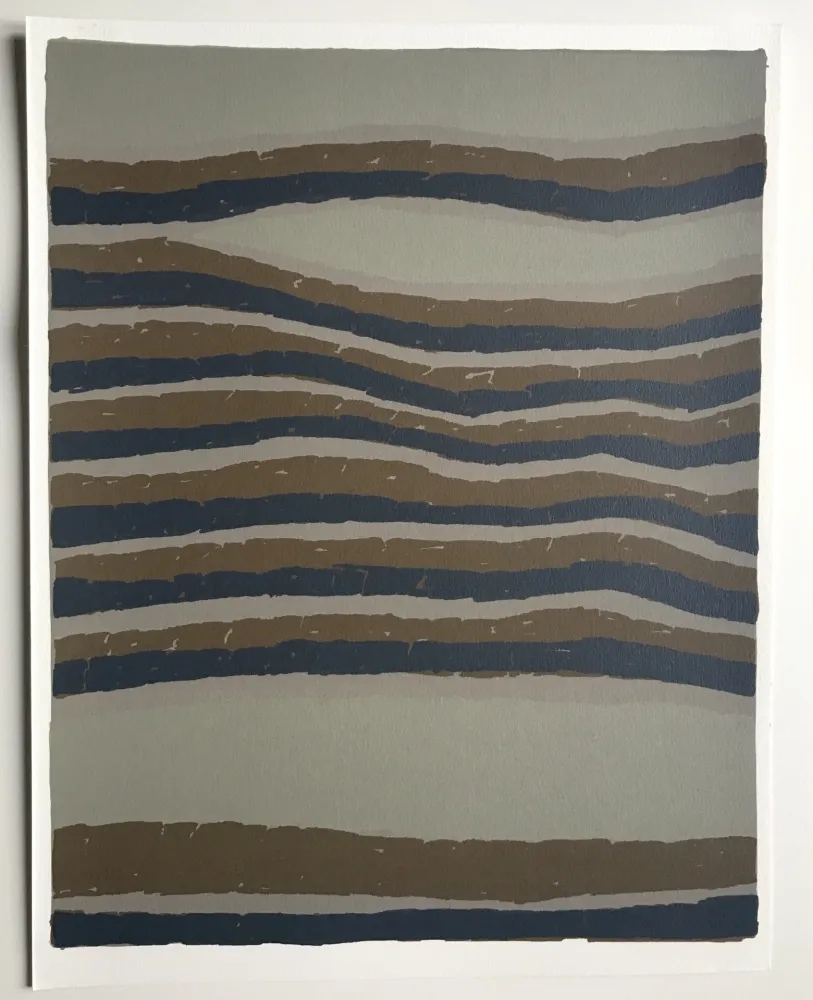 Литография Ubac - Routes (La terre III)