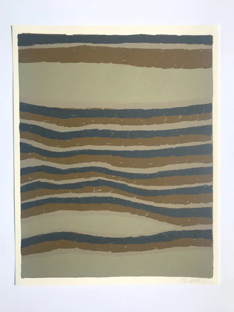 Литография Ubac - Routes (la Terre III)