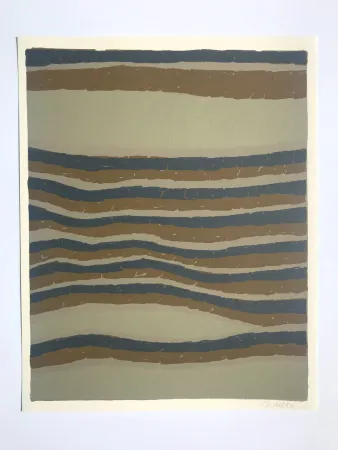 Литография Ubac - Routes (la Terre III)