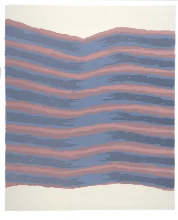 Литография Ubac - Strates sur ardoise