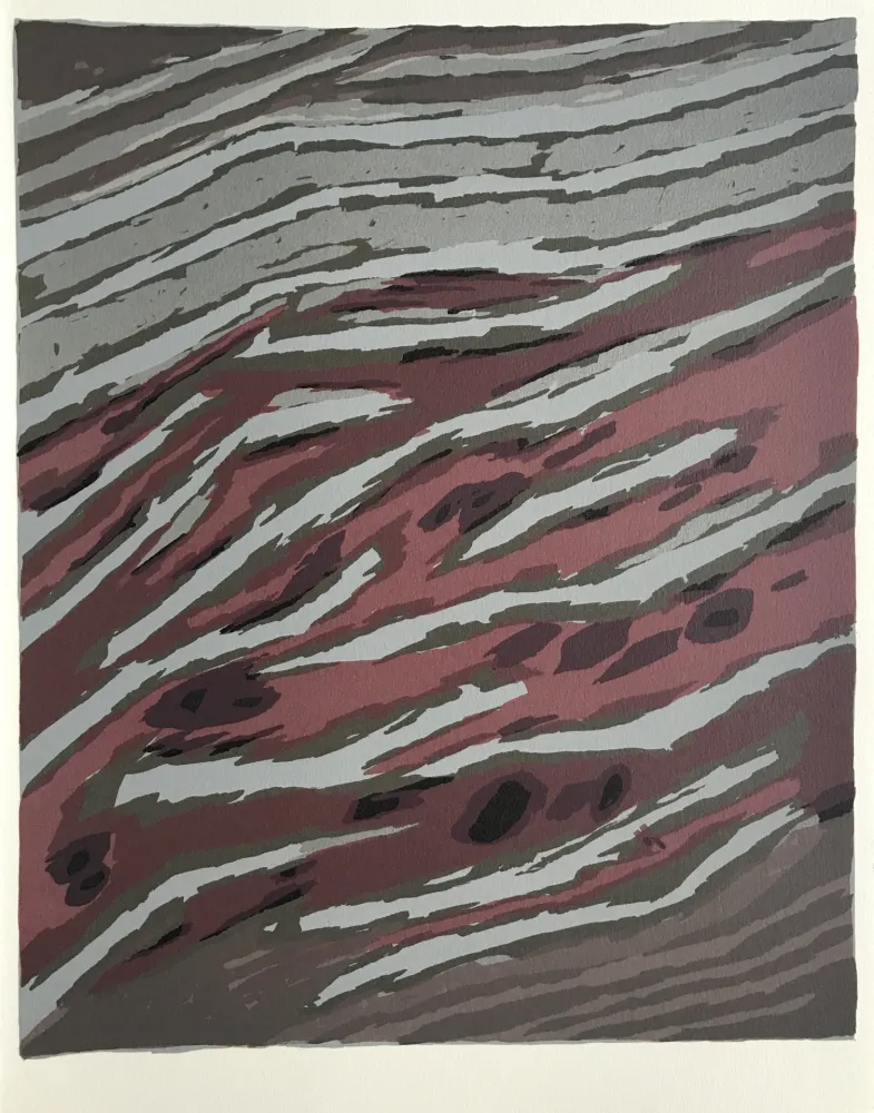 Литография Ubac - Terrassements (La terre II)