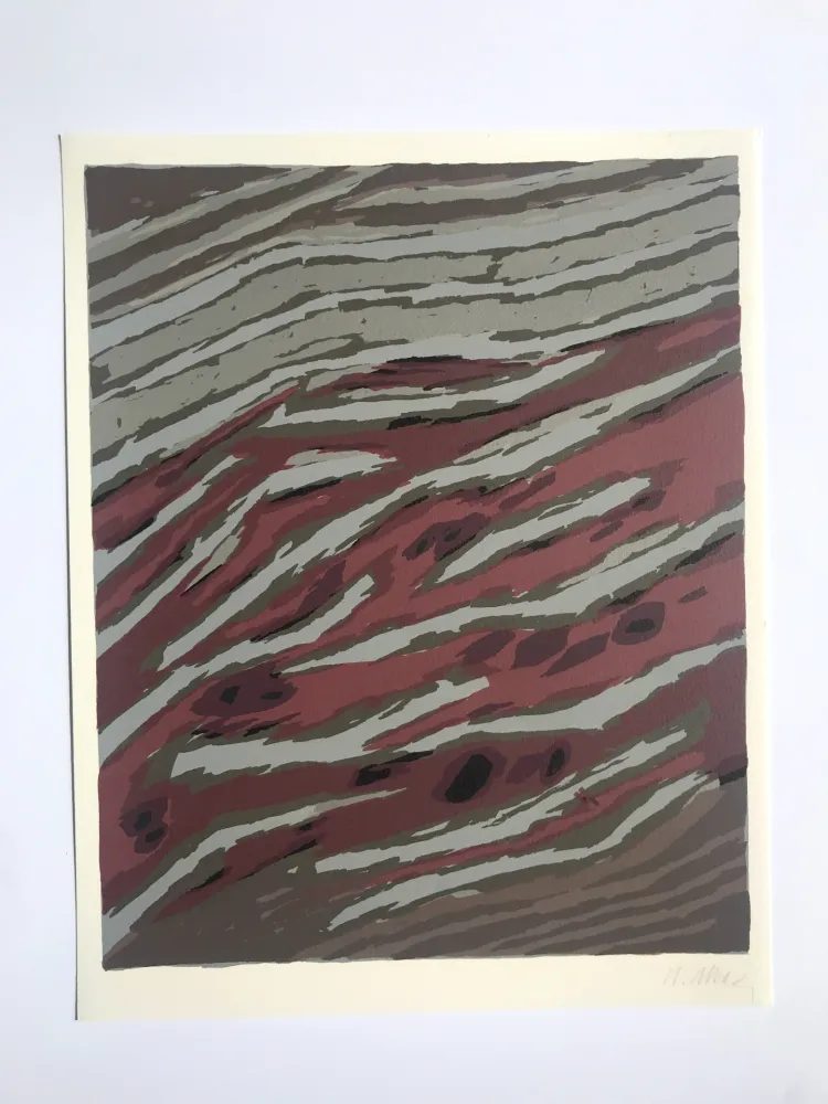 Литография Ubac - Terrassements (La terre II)