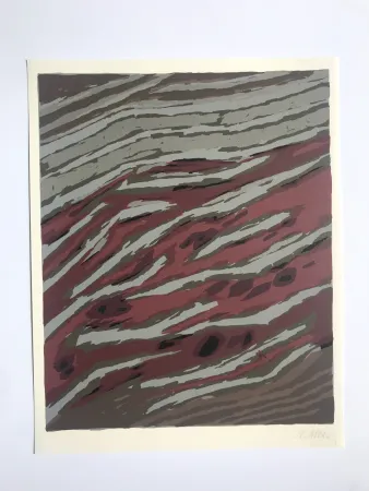 Литография Ubac - Terrassements (La terre II)