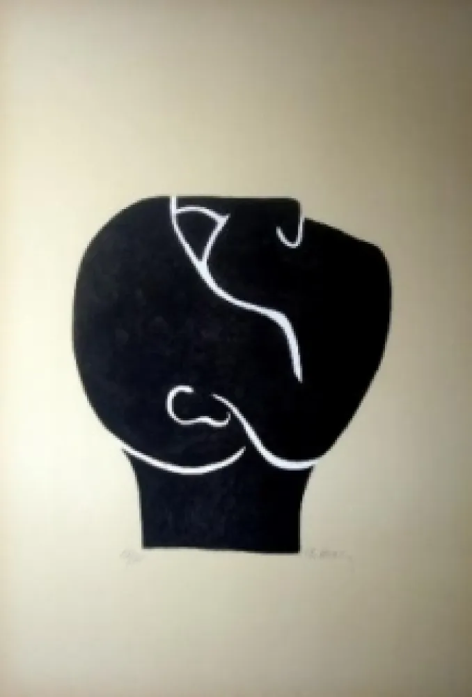 Литография Ubac - Tête levée