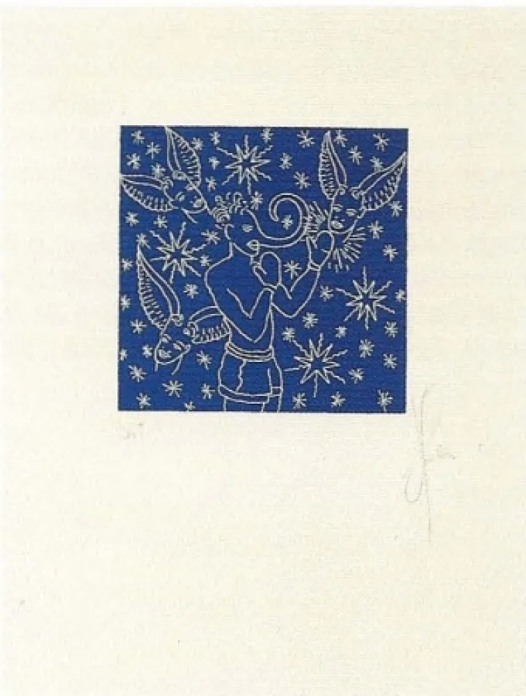 Литография Ucles - Barallar-se amb la consciència