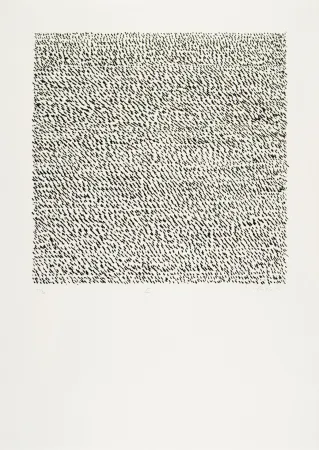 Литография Uecker - Manuelle Struktuur. No III