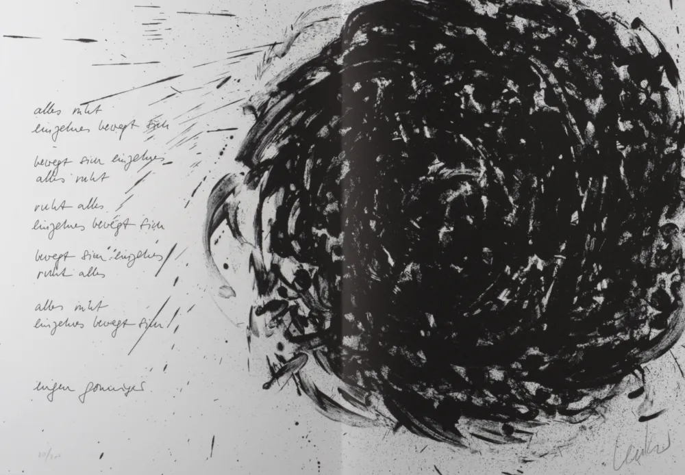 Литография Uecker - Spirale, 1987 - Hand-signed