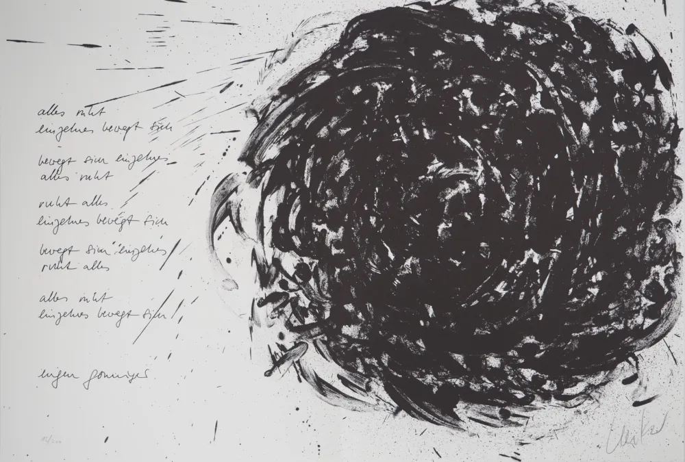 Литография Uecker - Tourbillon 