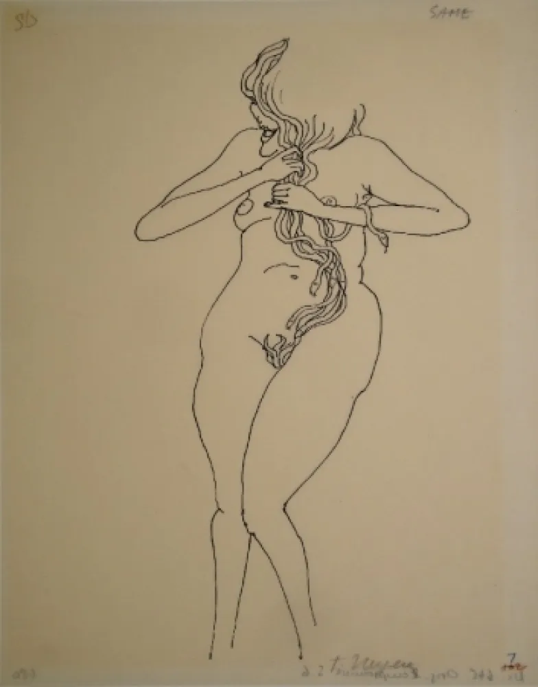 Нет Никаких Технических Ungerer - Medusa mit Schlangenhaar