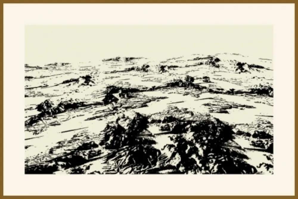 Сериграфия Urto - Paysage fiction