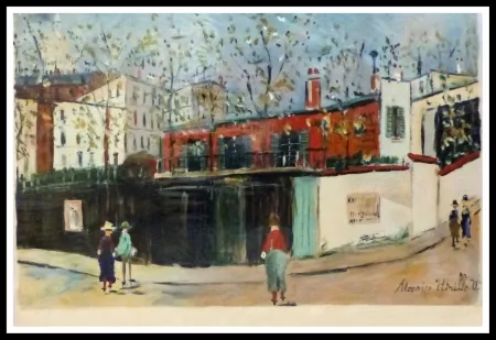 Трафарет Utrillo - PARIS MONTMARTRE - DOUZE CONTEMPORTAINS JACQUES LASSAIGNE