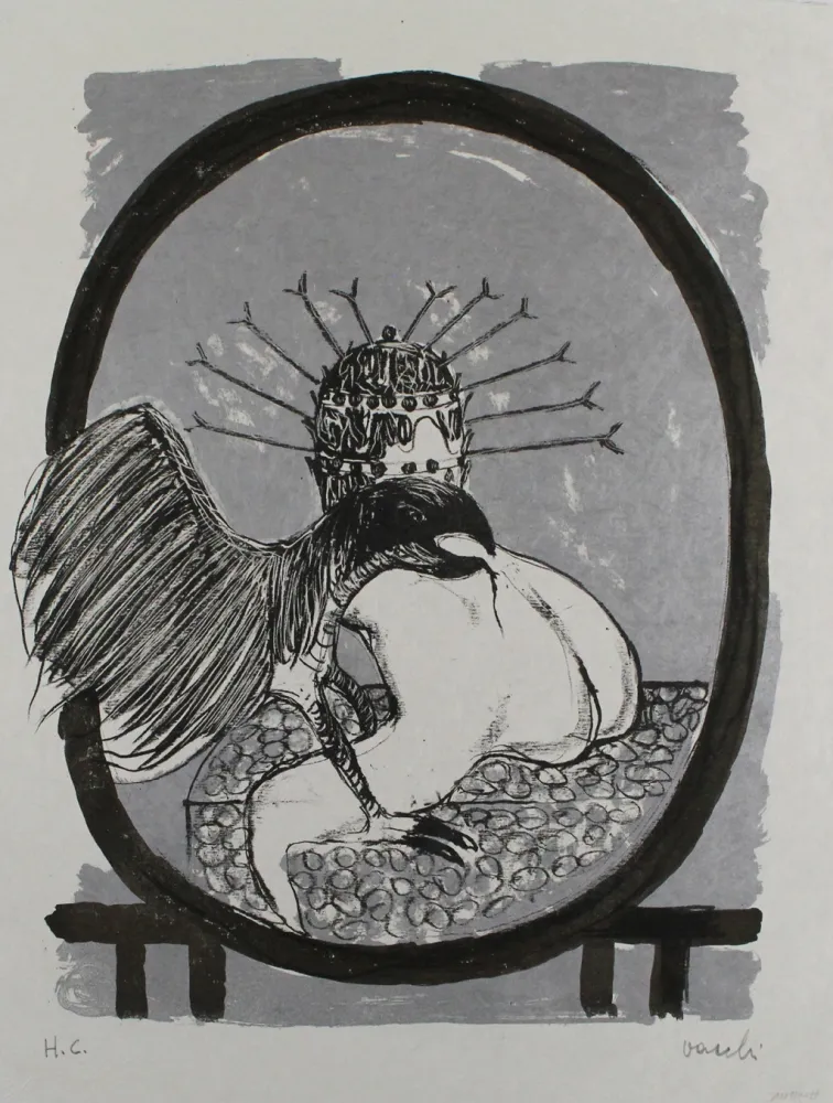 Литография Vacchi - Studio per La Celebrazione