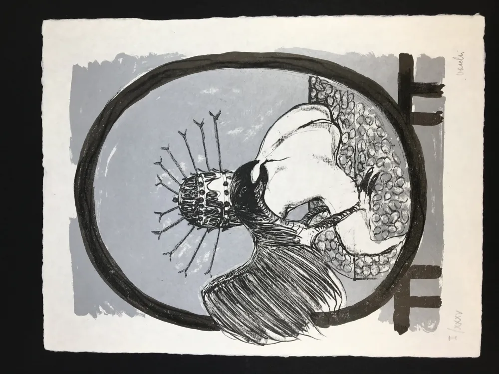 Литография Vacchi - Studio per la Celebrazione di Michelangelo