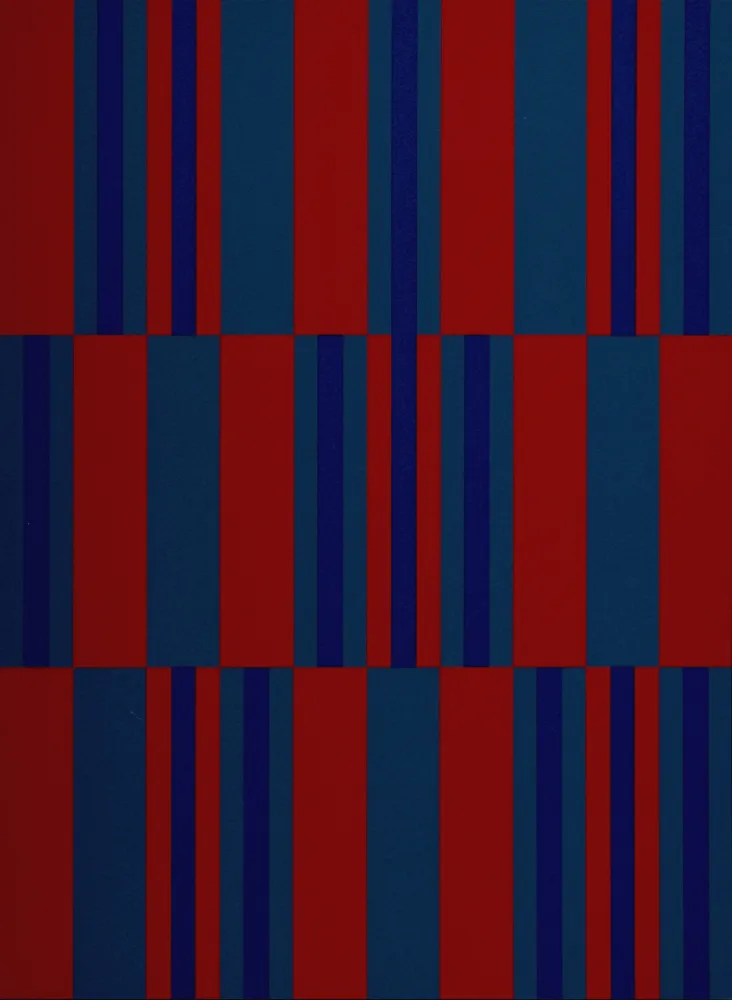 Сериграфия Vacossin - Composition #III, 1989
