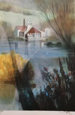 Литография Valadie - Beaulieu - Limousin