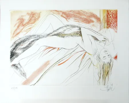 Акватинта Valadie - La Paresse