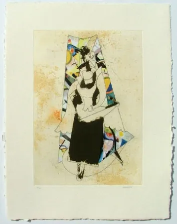 Офорт Valdés - Cubismo como pretexto 7