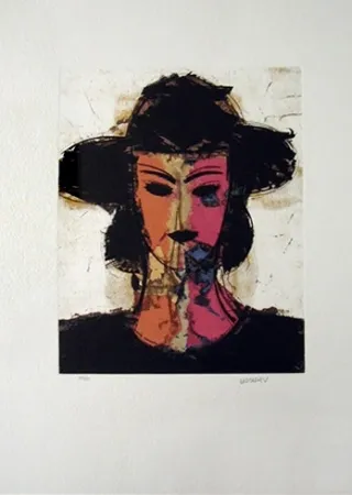 Офорт И Аквитанта Valdés - Dame