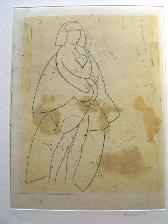 Офорт И Аквитанта Valdés - Esquisse