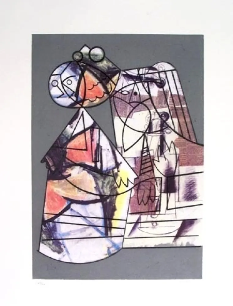 Офорт И Аквитанта Valdés - Hommage à Velazquez.