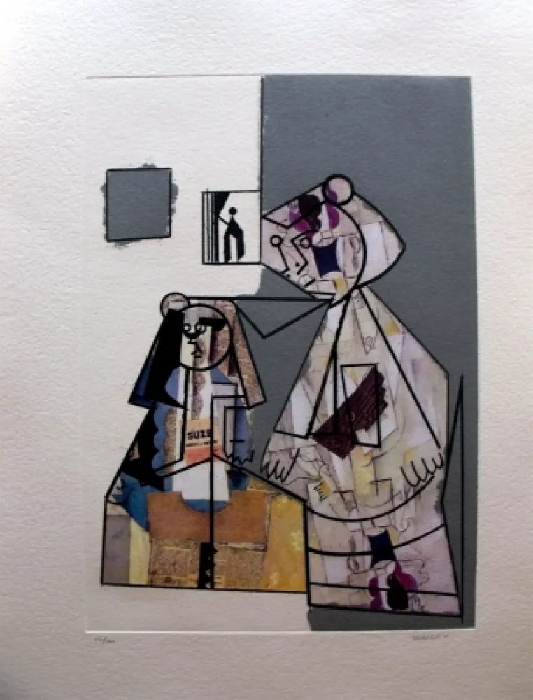 Офорт И Аквитанта Valdés - Manolo Valdés 